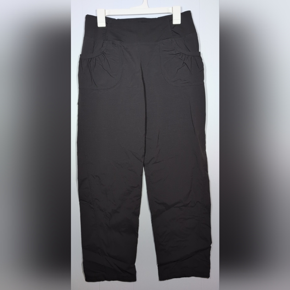 Prana Summit Woman's Hiking Pants Black Active Stretch Size L 30x31 Outdoors